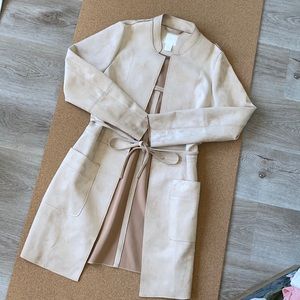 NWOT faux Suede H&M Coat